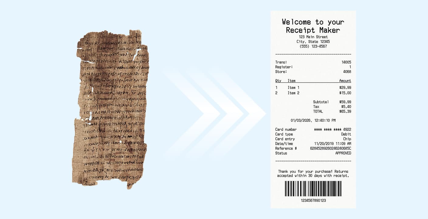 The 5,000-Year History of Receipts (And Why They Still Matter)