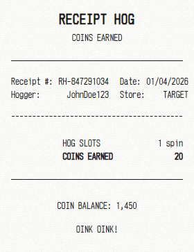 Receipt Hog receipt template